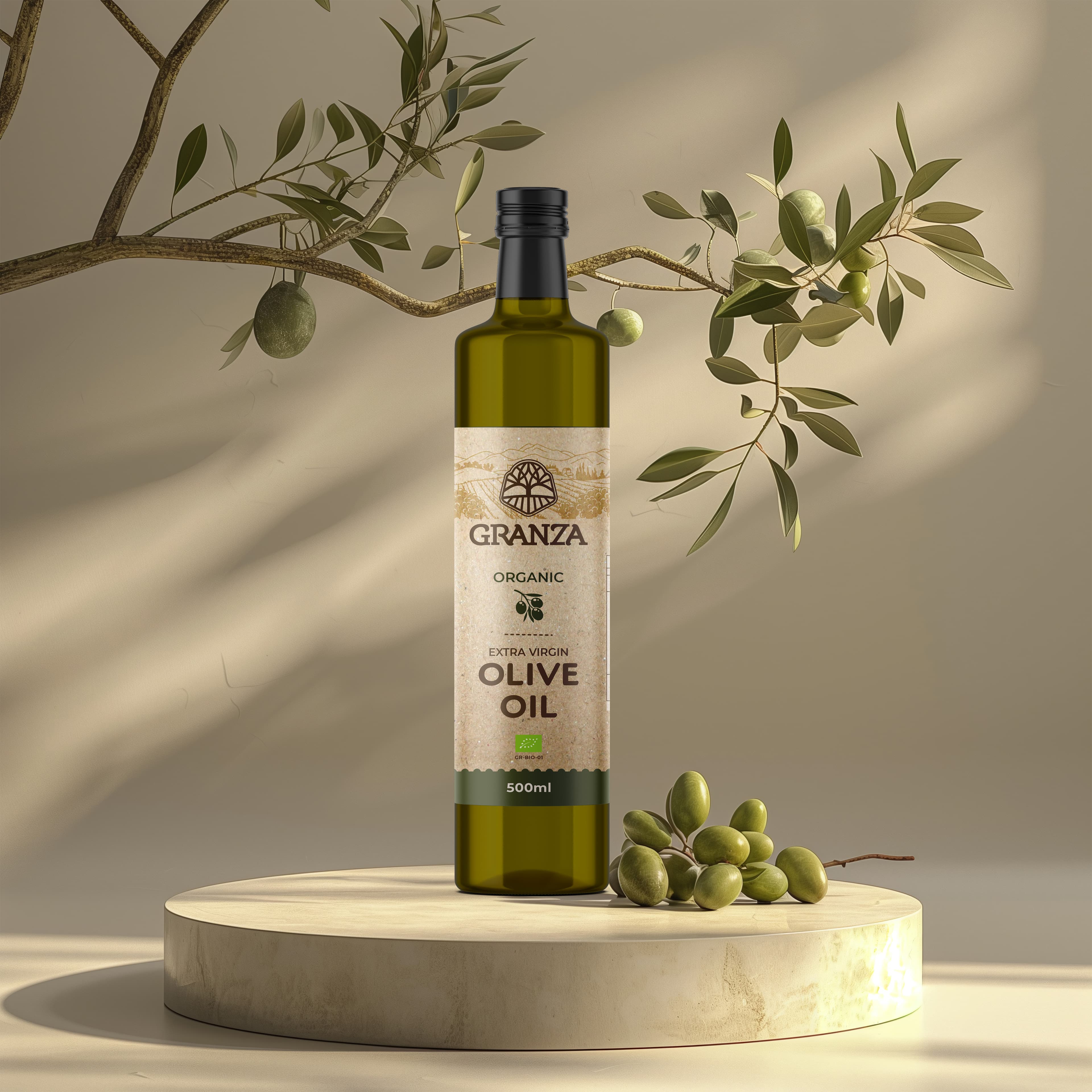 Granza Organic Extra Virgin Olive Oil 500ml